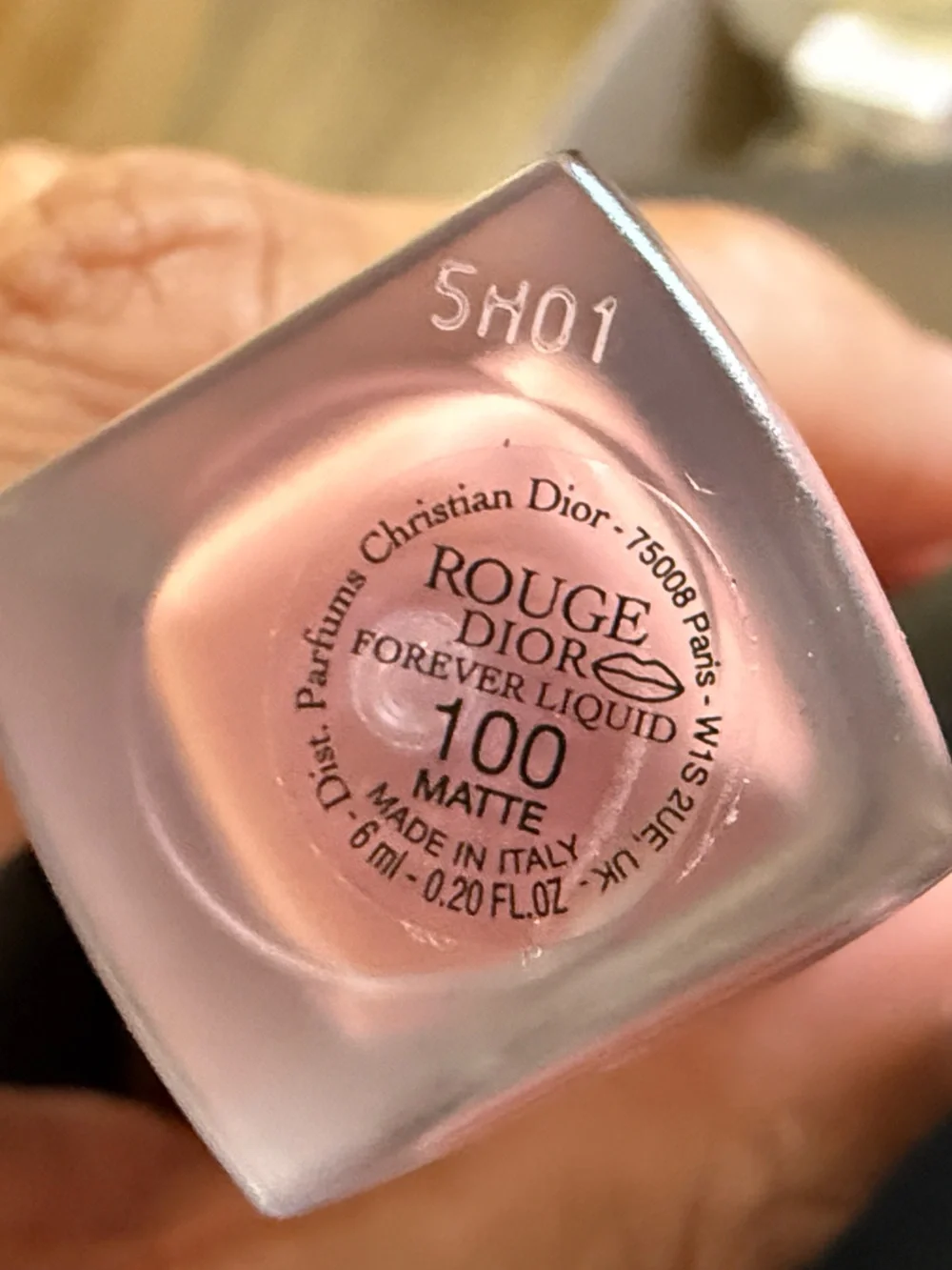 Rouge Dior Forever Liquid Transfer-Proof Lipstick #100